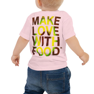 Avocado Baby Cotton Short Sleeve T Shirt Pink Back