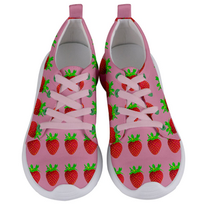 Strawberry Women's Lightweight Sports Shoe Front