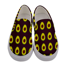Load image into Gallery viewer, Maroon Avocado Women&#39;s Slip-On Shoe Front