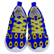 Load image into Gallery viewer, Royal Blue Avocado Kids Lightweight Sports Shoes Front