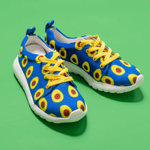Load image into Gallery viewer, Royal Blue Avocado Kids Lightweight Sports Shoes Side