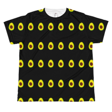 Load image into Gallery viewer, Avocado All Over Youth and Kids Short Sleeve T Shirt black front