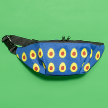 Load image into Gallery viewer, avocado blue kids fanny pack front