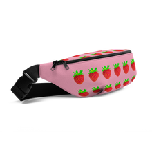Load image into Gallery viewer, Strawberry Fanny Pack side