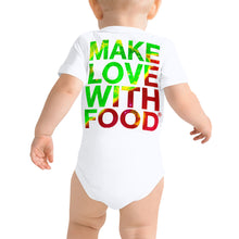 Load image into Gallery viewer, Strawberry Baby Short Sleeve Cotton Onesie White Back