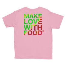 Load image into Gallery viewer, Strawberry Youth Cotton Short Sleeve T Shirt Charity Pink Back