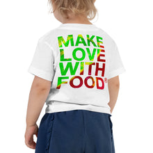 Load image into Gallery viewer, Strawberry Toddler Cotton Short Sleeve T Shirt White Back