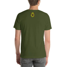 Load image into Gallery viewer, Avocado Men&#39;s Cotton Short Sleeve T Shirt Olive Back