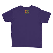 Load image into Gallery viewer, Carrot Heart Youth Cotton Short Sleeve T Shirt Purple Back
