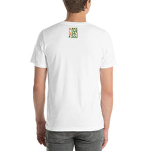 Load image into Gallery viewer, Carrot Heart Men&#39;s Cotton Short Sleeve T Shirt White Back