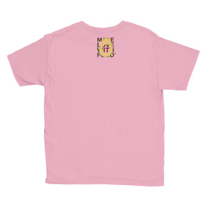 Avocado Youth Cotton Short Sleeve T Shirt Charity Pink Back
