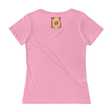 Load image into Gallery viewer, Avocado Women&#39;s Scoopneck Cotton T Shirt Pink Back