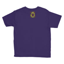 Load image into Gallery viewer, Avocado Youth Cotton Short Sleeve T Shirt Purple Back