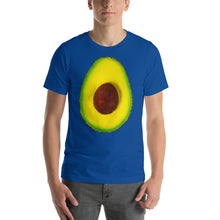 Load image into Gallery viewer, Avocado Men&#39;s Cotton Short Sleeve T Shirt True Royal Front