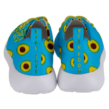 Load image into Gallery viewer, Sky Blue Avocado Women&#39;s Lightweight Sports Shoes Back