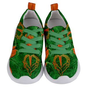 Carrot Heart Kids Lightweight Sports Shoes Front