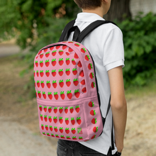 Load image into Gallery viewer, Strawberry Pink Backpack lifestyle