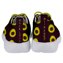 Load image into Gallery viewer, Maroon Avocado Kids Lightweight Sports Shoes Back