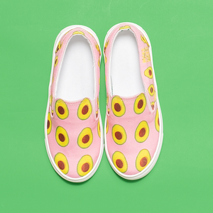 Pink Avocado Kids Slip-On shoe top