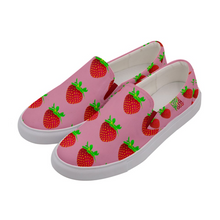 Load image into Gallery viewer, Pink Strawberry Women&#39;s Slip-On Shoe Slide