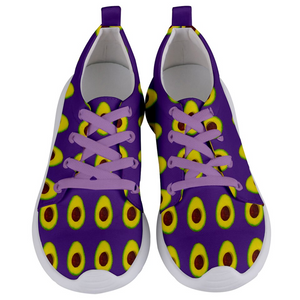 Purple Avocado Women's Lightweight Sports Shoes Front