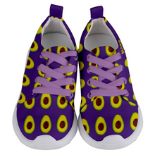 Load image into Gallery viewer, Purple Avocado Kids Lightweight Sports Shoes Front