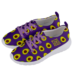 Purple Avocado Women's Lightweight Sports Shoes Side