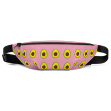 Load image into Gallery viewer, avocado pink kids fanny pack front