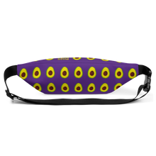 Load image into Gallery viewer, avocado purple kids fanny pack back