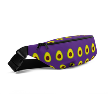 Load image into Gallery viewer, avocado purple kids fanny pack side