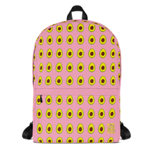 Load image into Gallery viewer, Avocado Kids and Toddler Pink Backpack front