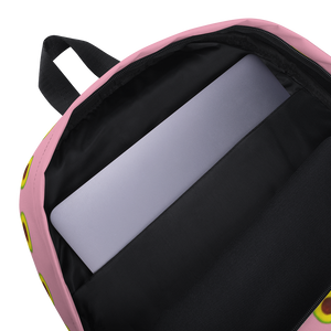 Avocado Kids and Toddler Pink Backpack inside