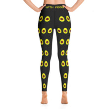 Load image into Gallery viewer, Avocado Women&#39;s Yoga Workout Leggings Black Back