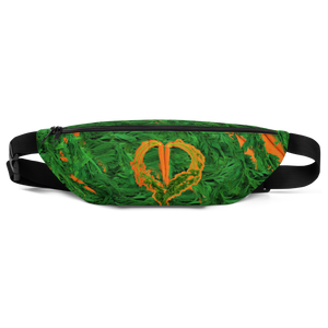 Carrot Heart Fanny Pack front