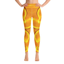 Load image into Gallery viewer, Orange Sacral Chakra Women&#39;s Yoga Workout Leggings front