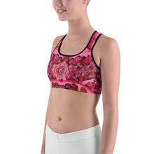 Load image into Gallery viewer, Pomegranate Root Chakra Women&#39;s Yoga Sports Bra side