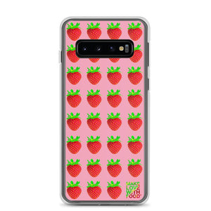 Strawberry Samsung Galaxy S10 Case