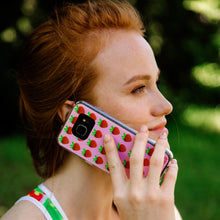 Load image into Gallery viewer, pink strawberry iphone case woman by make love with food